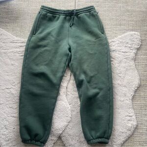 Alexander Wang Green Sweatpants Relaxed Fit